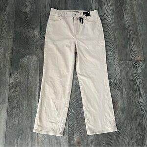 EXPRESS NWT Straight Super High Rise Khaki Tan Chino Pants Size 8
